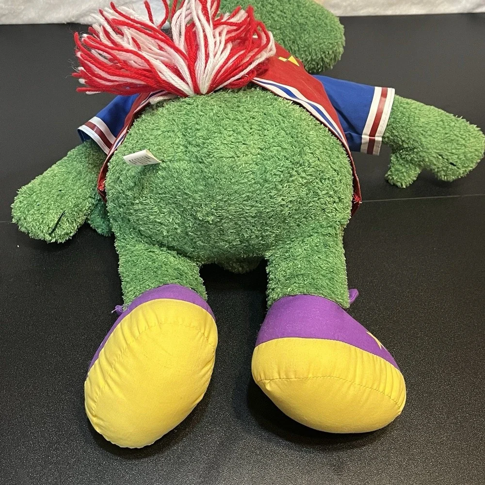 Vintage Jammy Jamfest Cheer & Dance Plush Green Stuffed Monster Mascot Toy 24